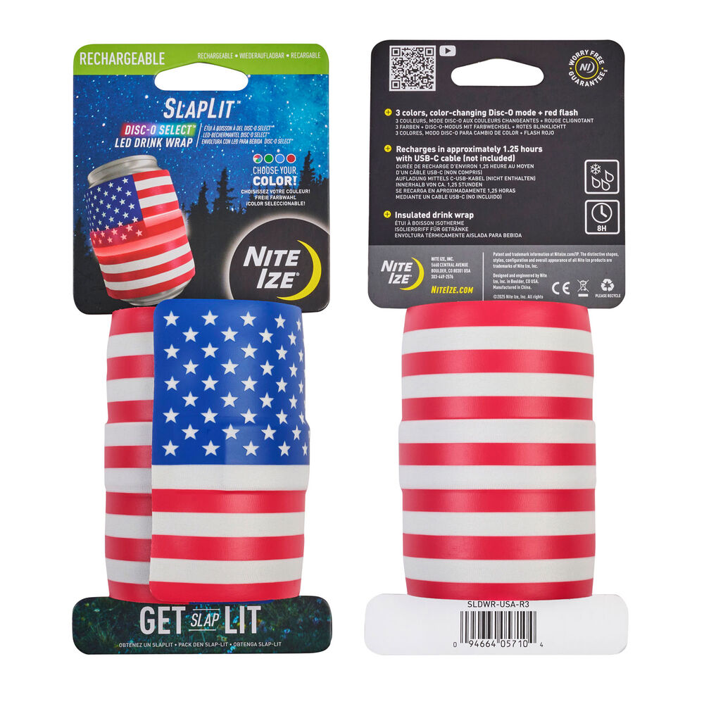 NiteIze SlapLit Rechargeable LED Drink Wrap Main Image