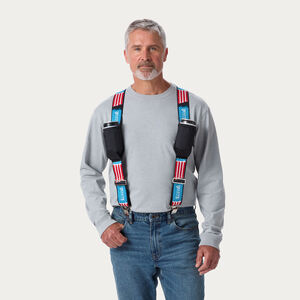 Men's X-Back Insulated Bevy Pocket Suspenders