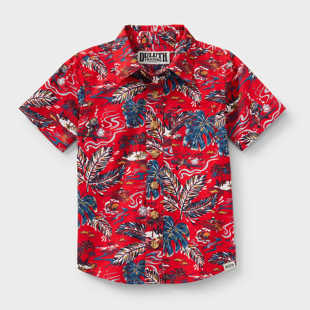 Kids' BBQ Short Sleeve Shirt Main Image