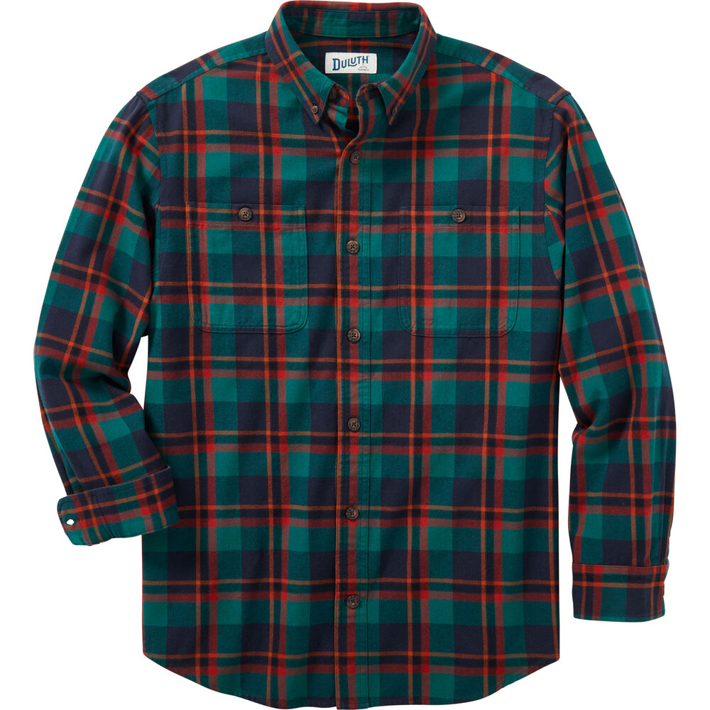 Men's Free Swingin' Flannel Relaxed Fit Shirt FDJ XLG TAL Main Image
