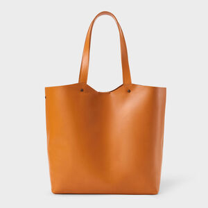 Fine Time Leather Tote