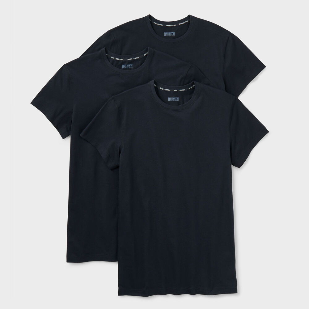 Men's Daily Cotton Crew Undershirt 3-Pack Main Image