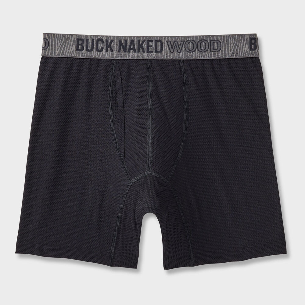 Men's Buck Naked Wood Boxer Briefs Main Image