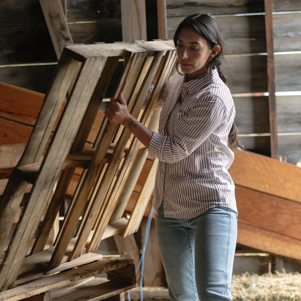 Women's Chick-Nic Long Sleeve Shirt Main Image