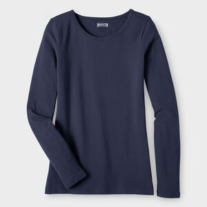 Women's No-Yank Long Sleeve Scoopneck T-Shirt