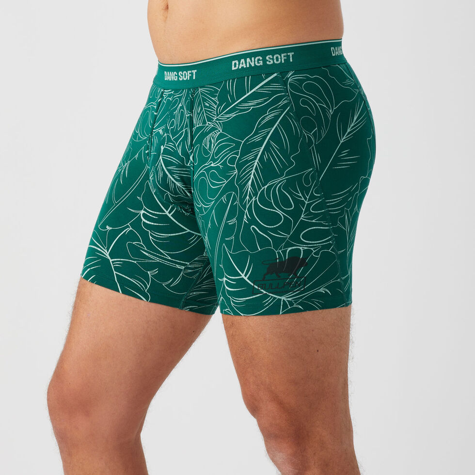 Duluth Trading Dang Soft Boxer Briefs L (36-38) Green w/ Tent