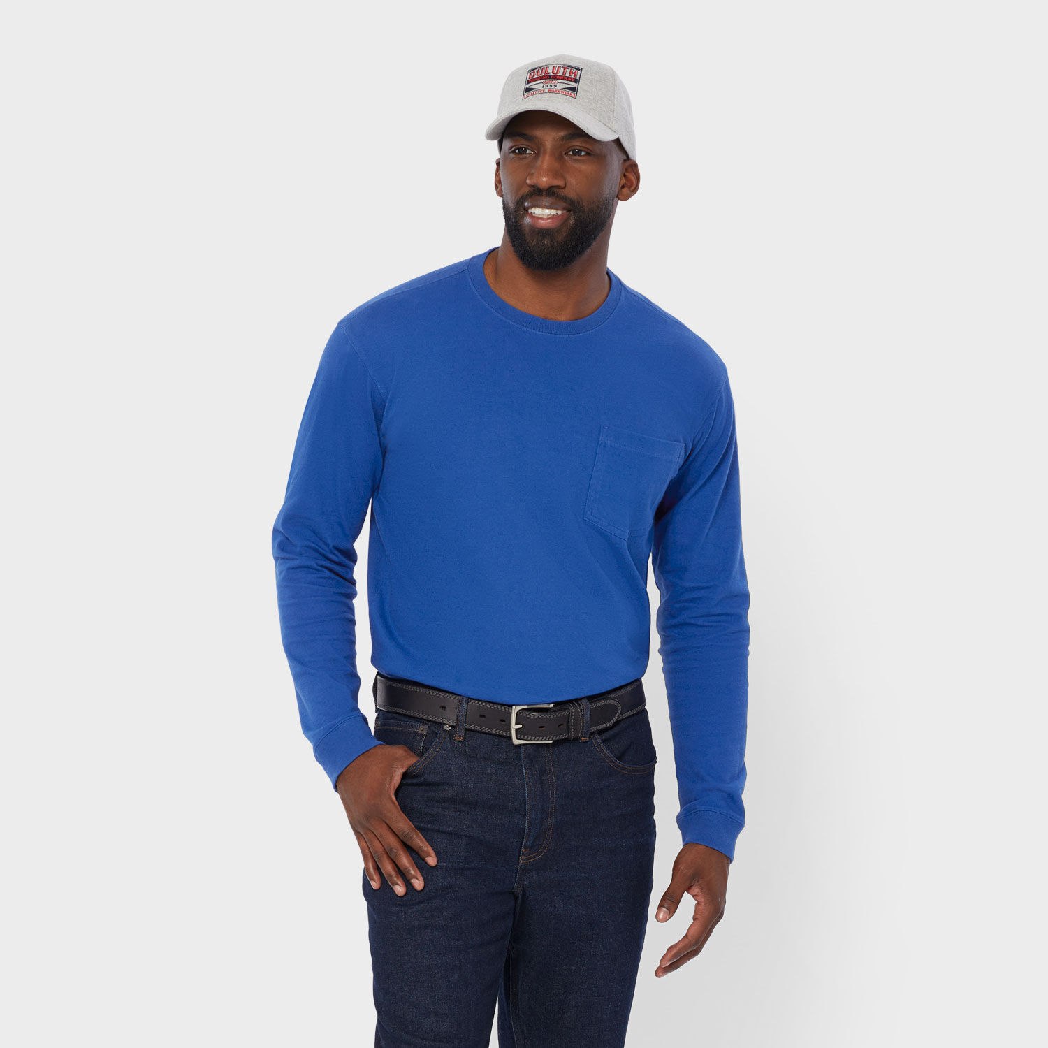 Men's Longtail T Long Sleeve T-Shirt with Pocket | Duluth Trading