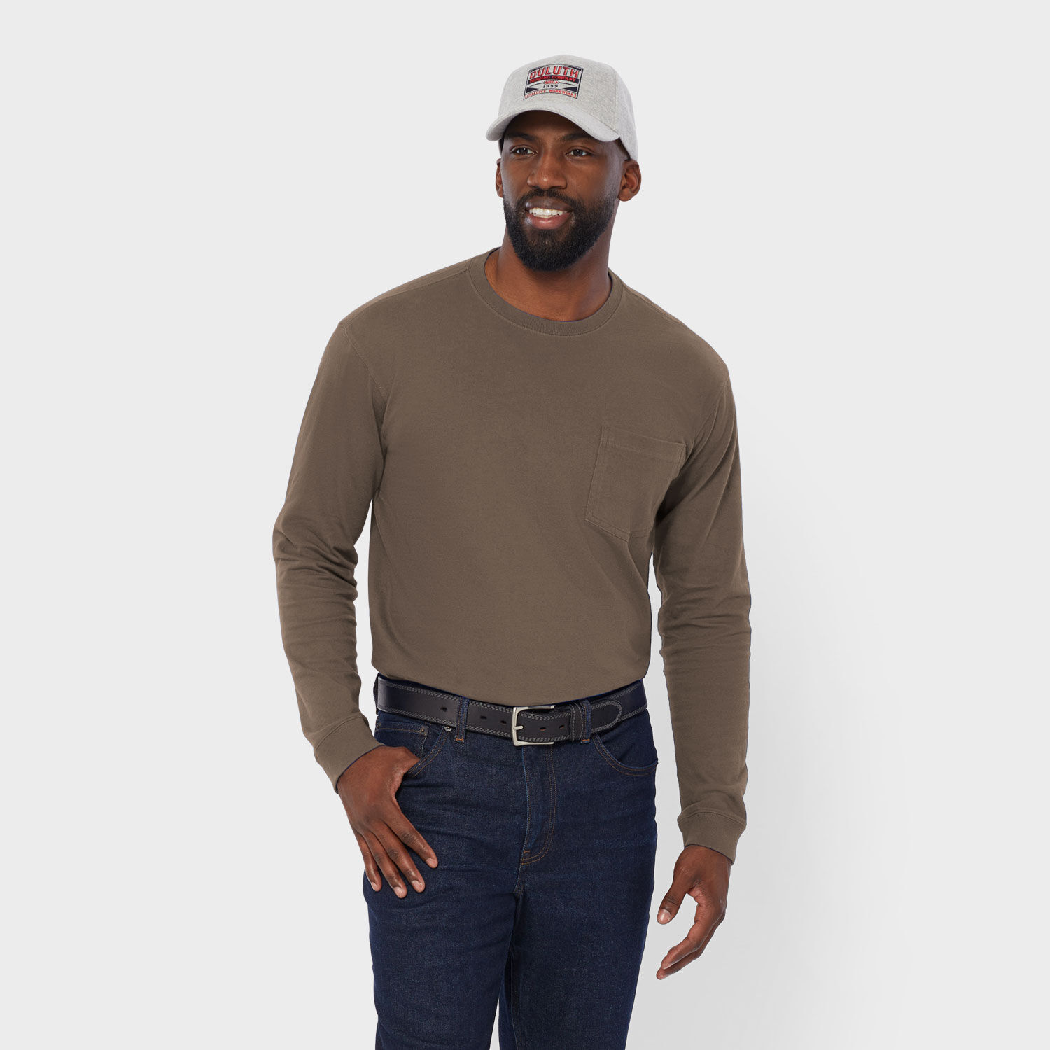 Men's Longtail T Long Sleeve T-Shirt with Pocket | Duluth Trading
