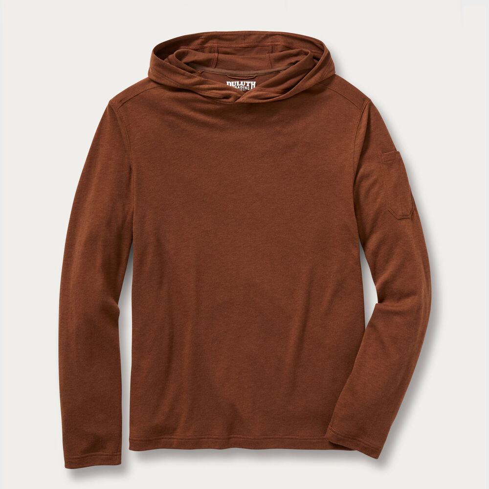 Men's Black Ram Wool Hoodie Main Image