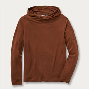 Men's Black Ram Wool Hoodie