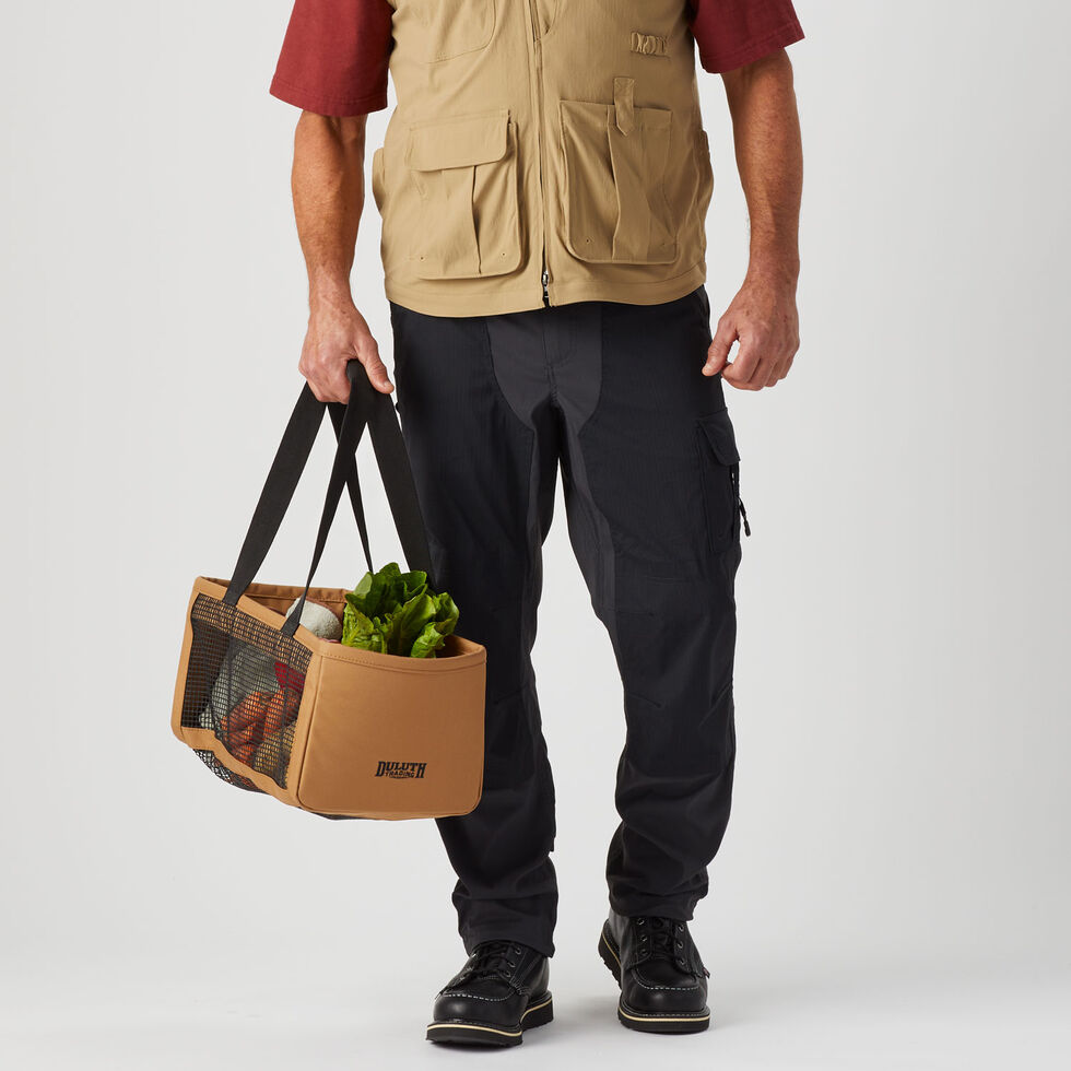 Convertible Straw Bag | Duluth Trading Company Duluth Trading Harvest Convertible Harvest Bag main image 1