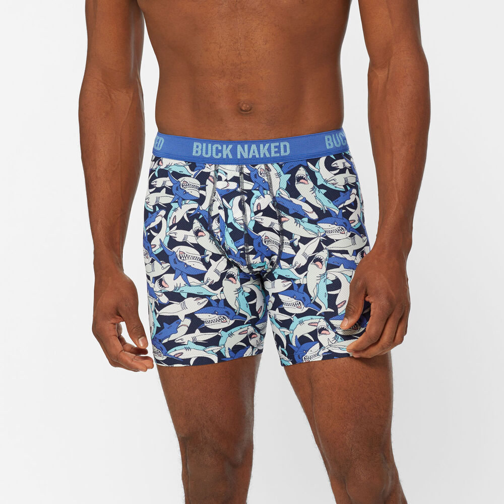 Men's Buck Naked Pattern Bullpen Boxer Briefs Main Image