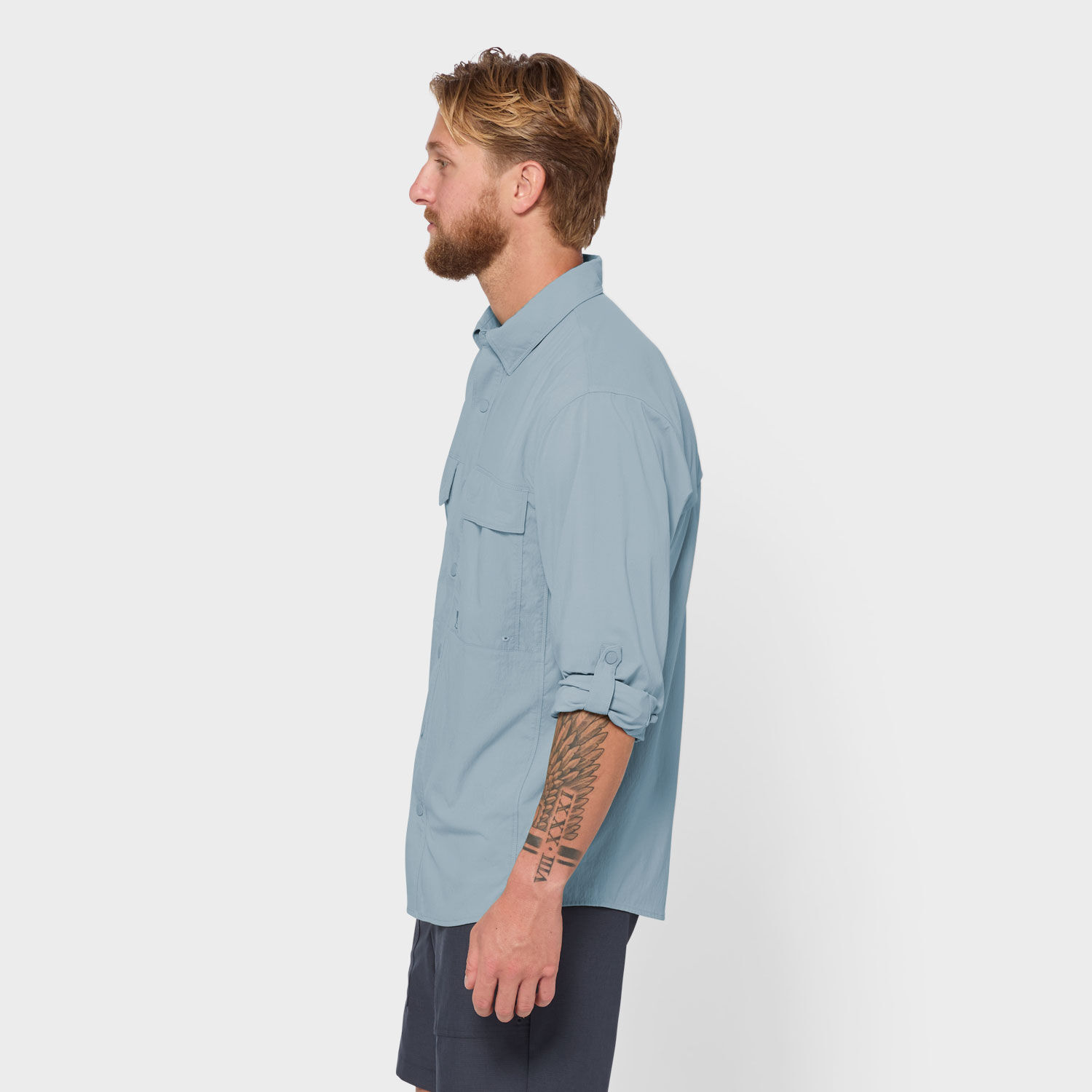 Men's AKHG Sol Survivor Snap-Front Long Sleeve Shirt | Duluth