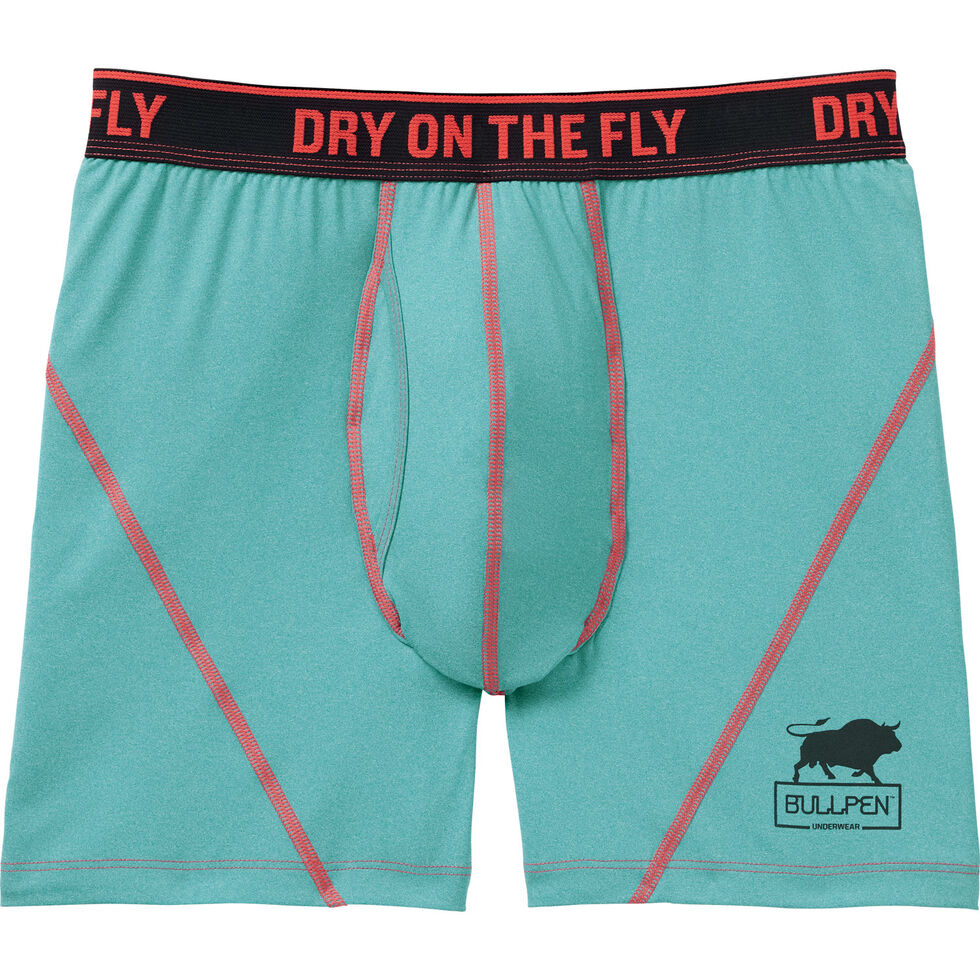 Men's Dry On The Fly Bullpen Boxer Brief Underwear - Green 3XL Duluth Trading Company