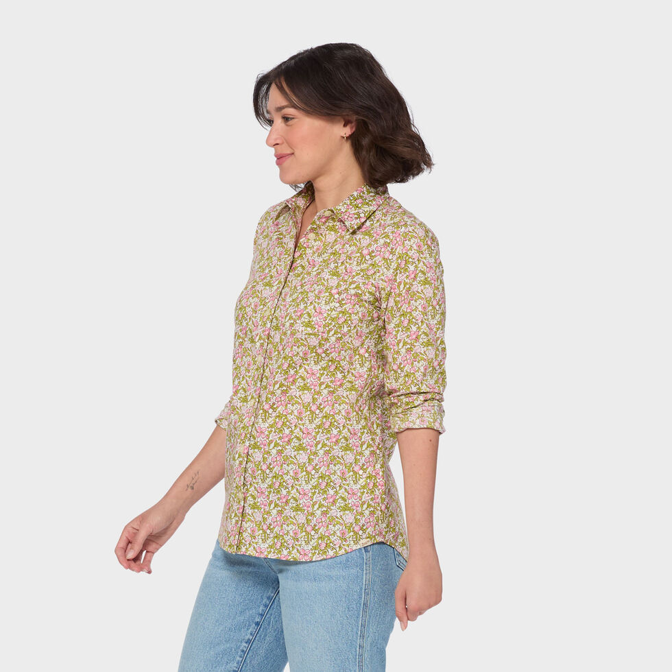 Chemise Duluth Trading Company – Femme Petit Plaid Orange – Taille S