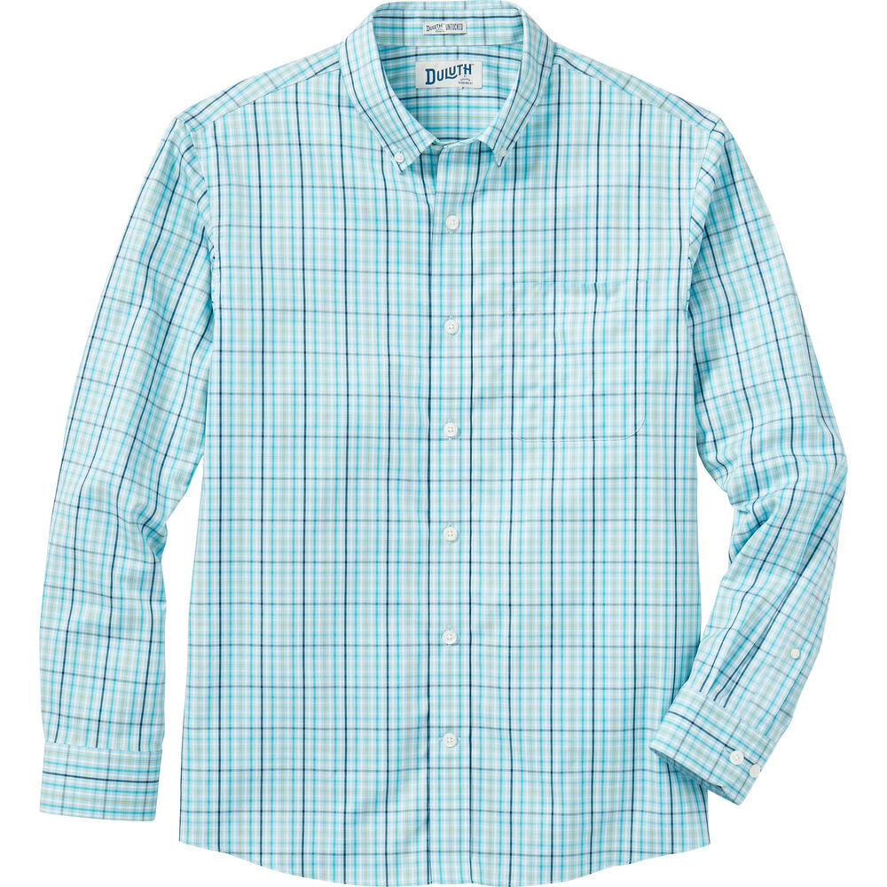 Men's Wrinklefighter Untucked Long Sleeve Shirt AQL XLG TAL Main Image