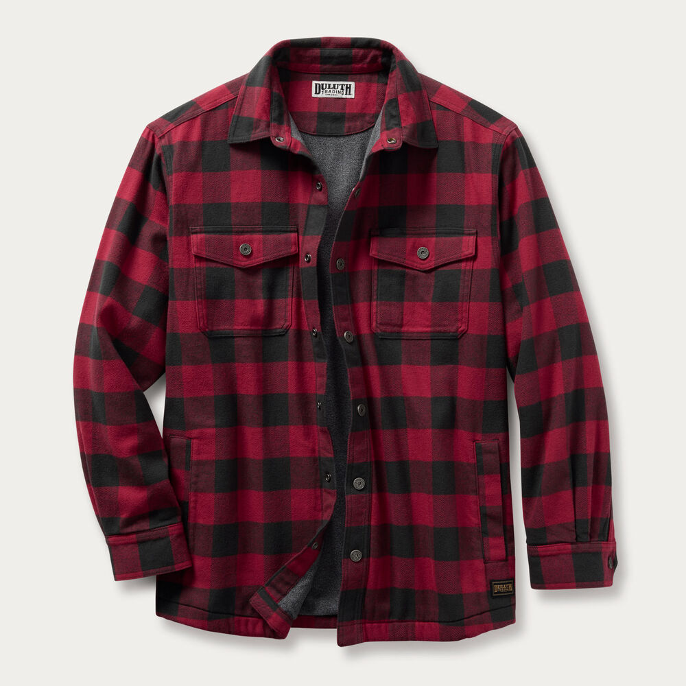 Men's Flapjack Fleece-lined Relaxed Fit Shirt Jac Main Image