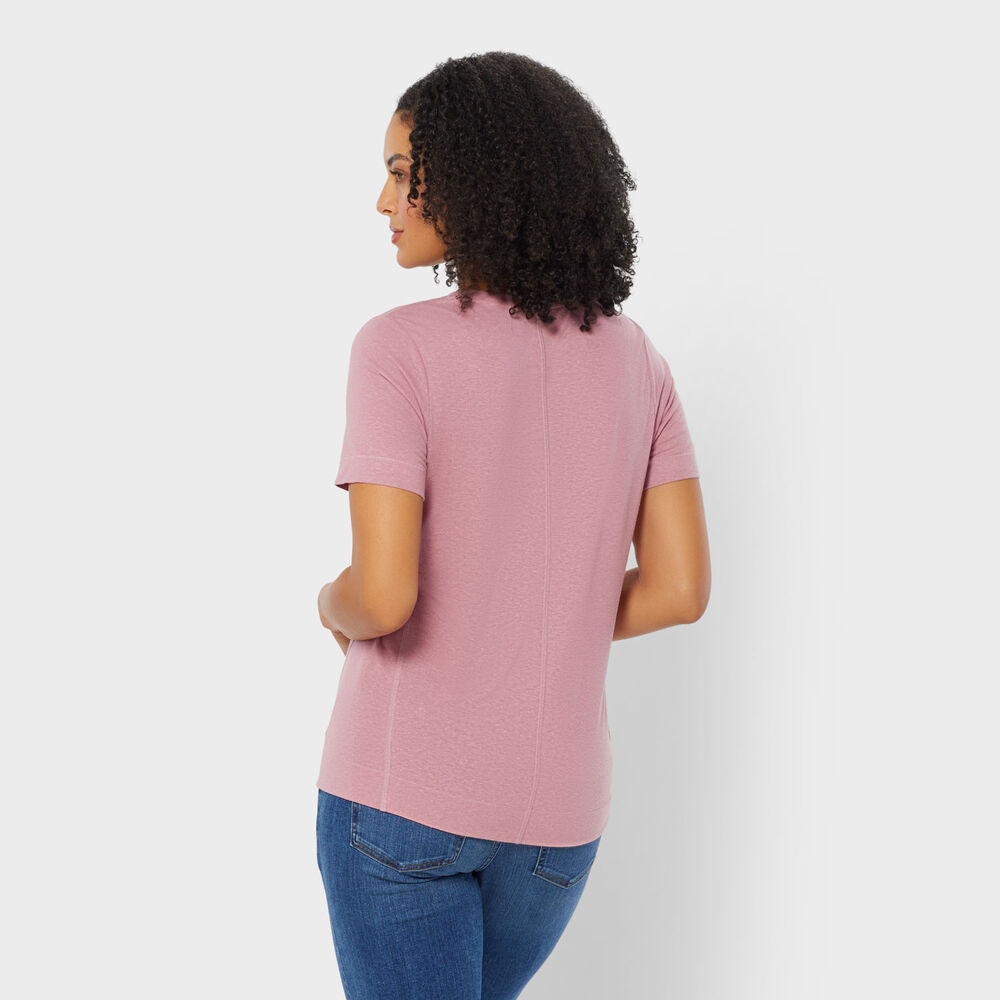 Women's Hemp Knit Short Sleeve Tee Main Image