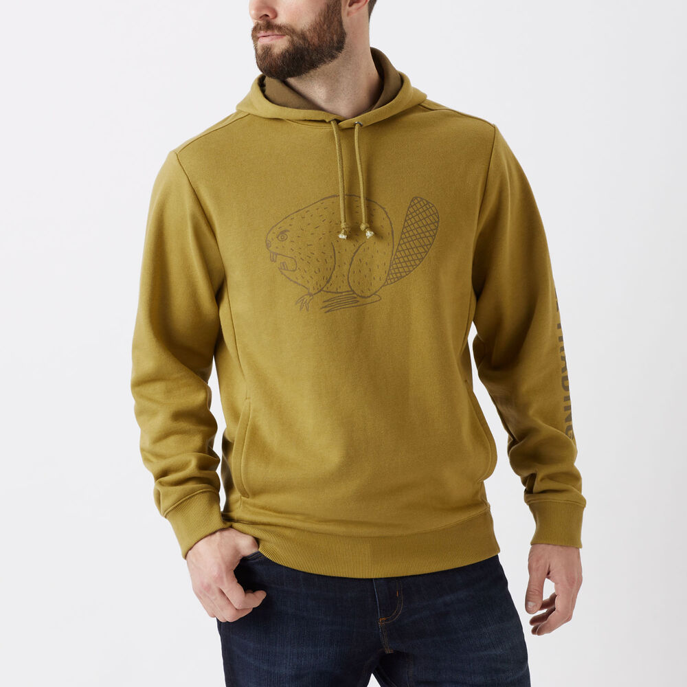 Men's Midweight Relaxed Fit Pullover Hoodie Sweatshirt Main Image