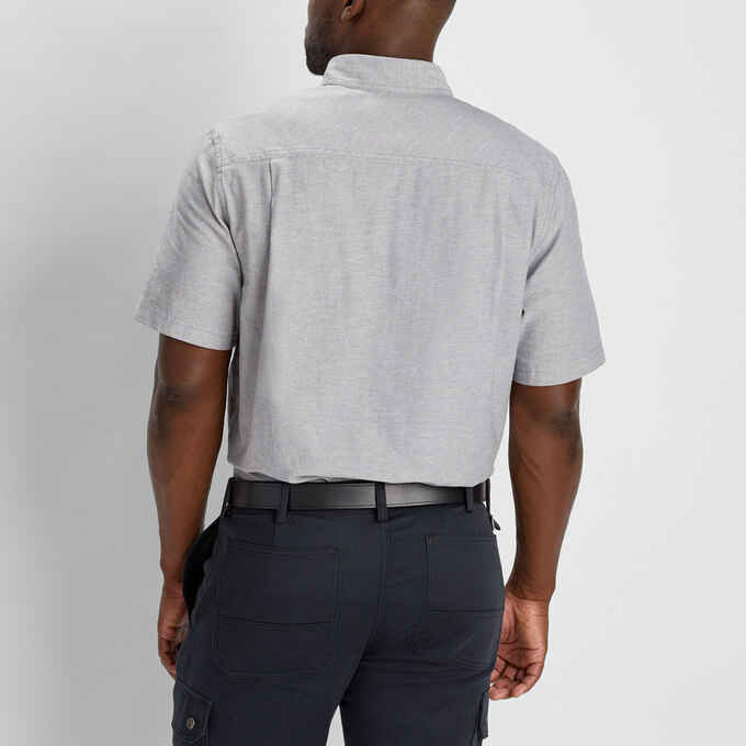 Men's 40 Grit Chambray Standard Fit Short Sleeve Shirt