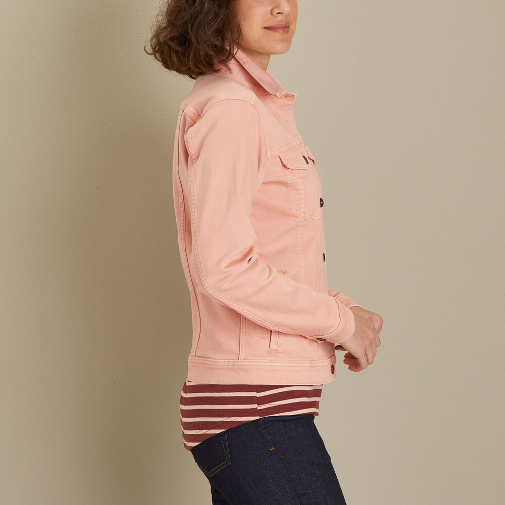 Women's Garment-Dyed Denim Jacket Main Image