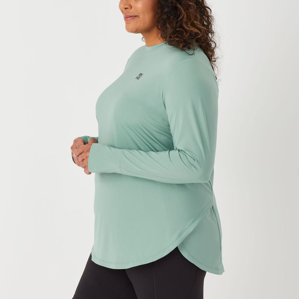 Women's Plus AKHG Burn Off Long Sleeve Sun Shirt Main Image