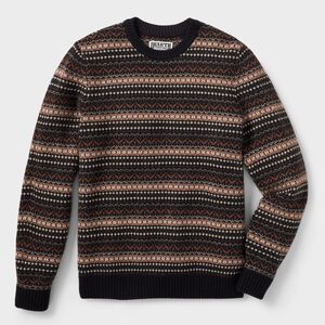 Men's Lambswool Fair Isle Crew Sweater