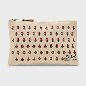 Canvas Embroidered Pouch