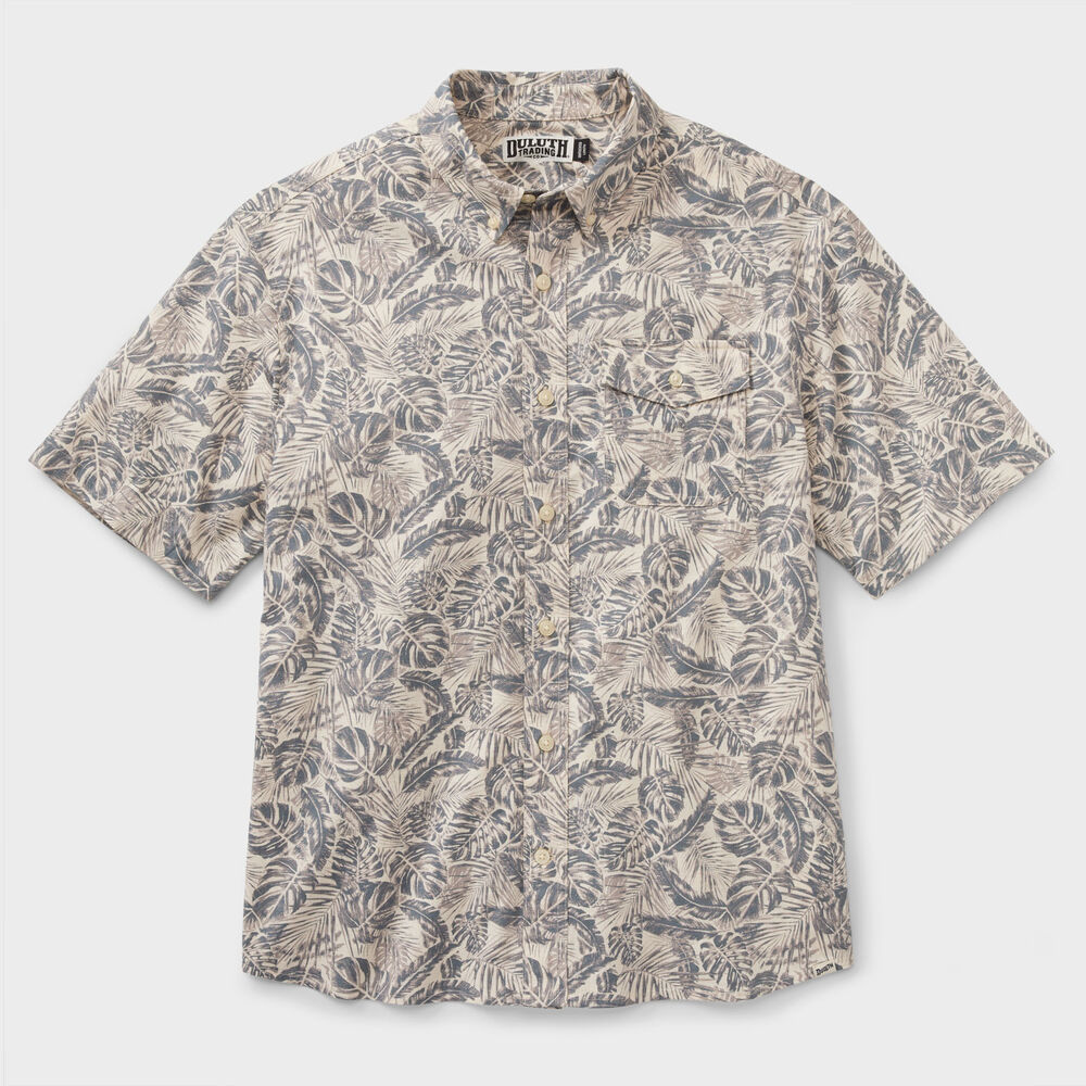 Men's Drumlin Slub Cotton Rlx Fit Short Sleeve Shirt LEP 2XL REG Main Image