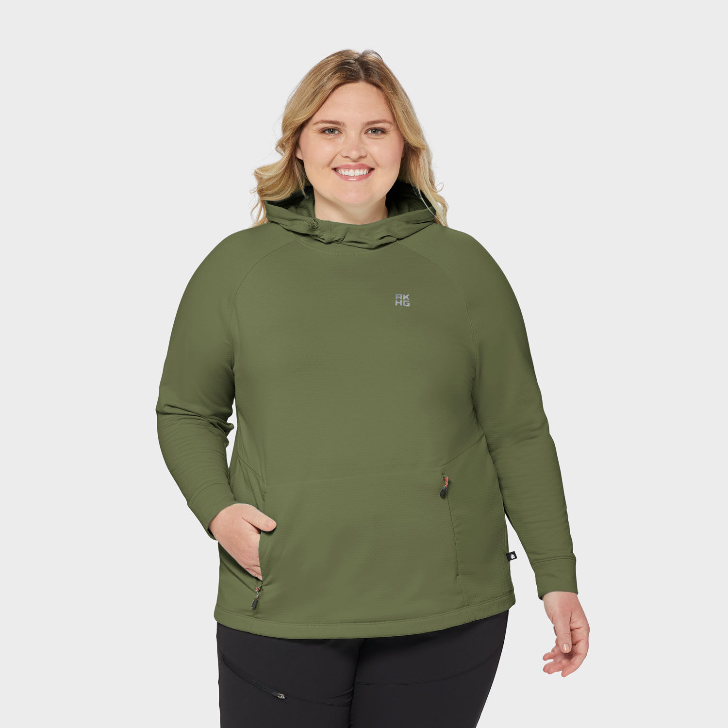 Women's Plus AKHG Crosslayer Fleece Hoodie | Duluth Trading Company