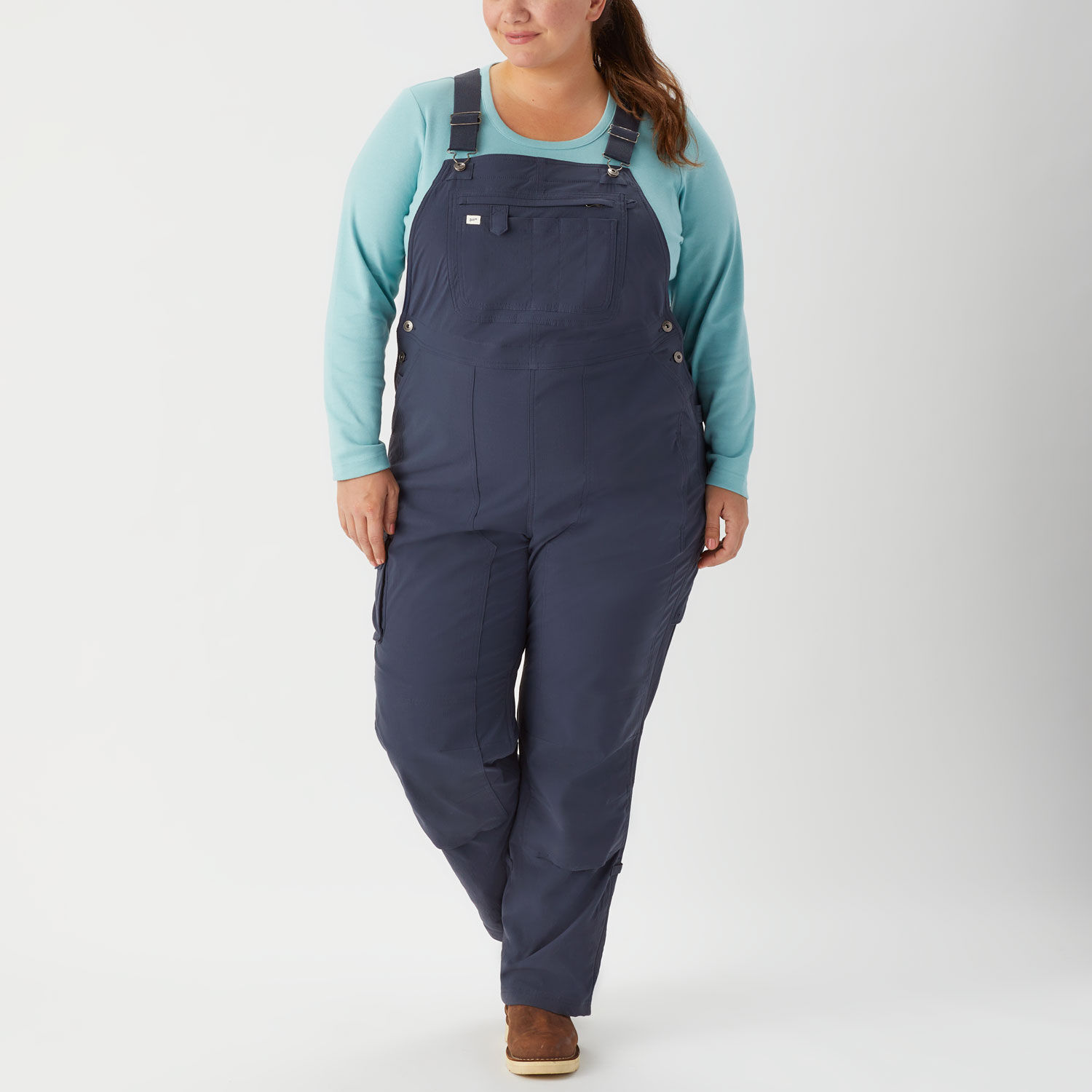 Womens plus sale size bib overalls