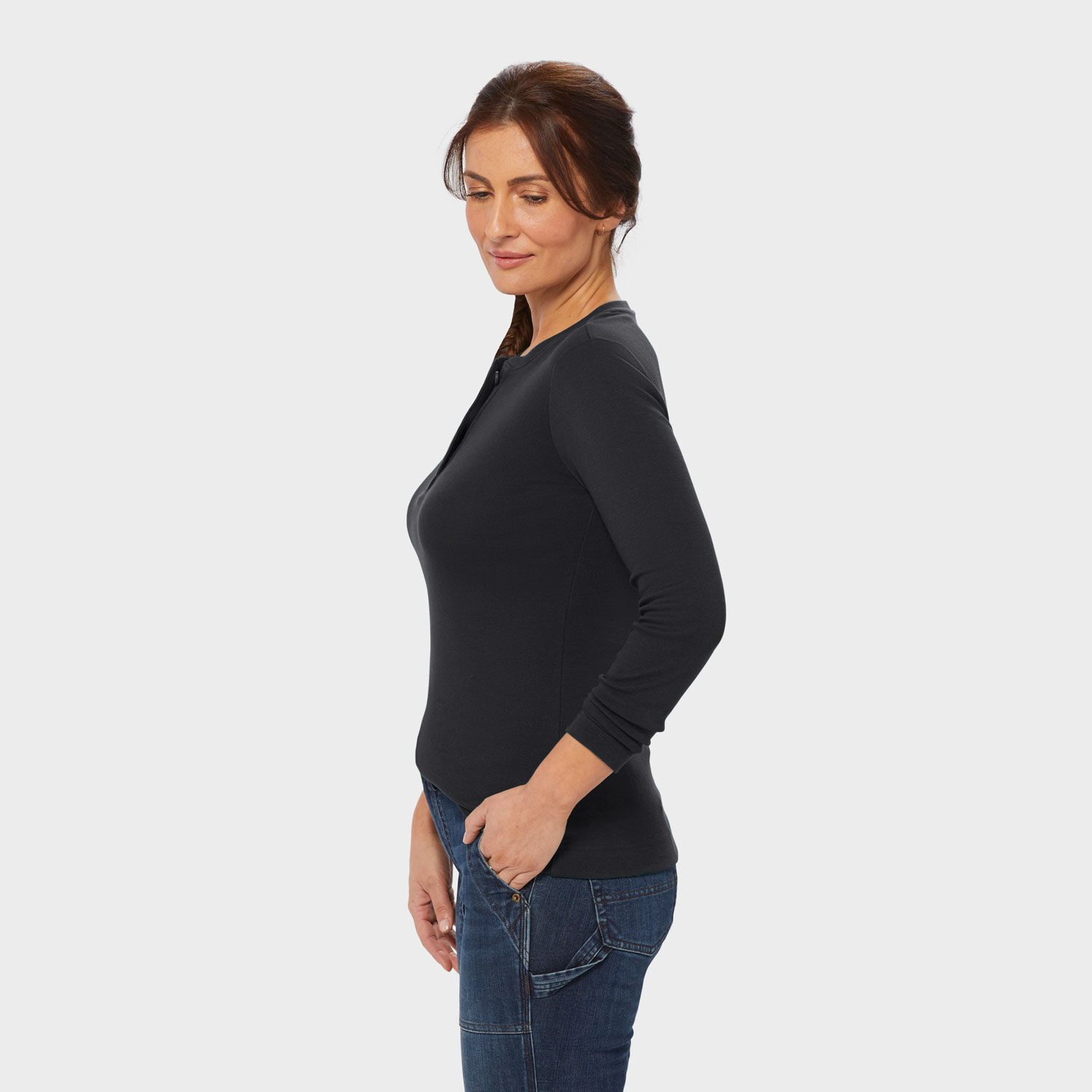 Women's Longtail T Long Sleeve Henley | Duluth Trading Company