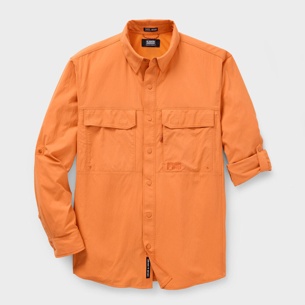 Men's AKHG Sol Survivor Snap-Front Long Sleeve Shirt Main Image