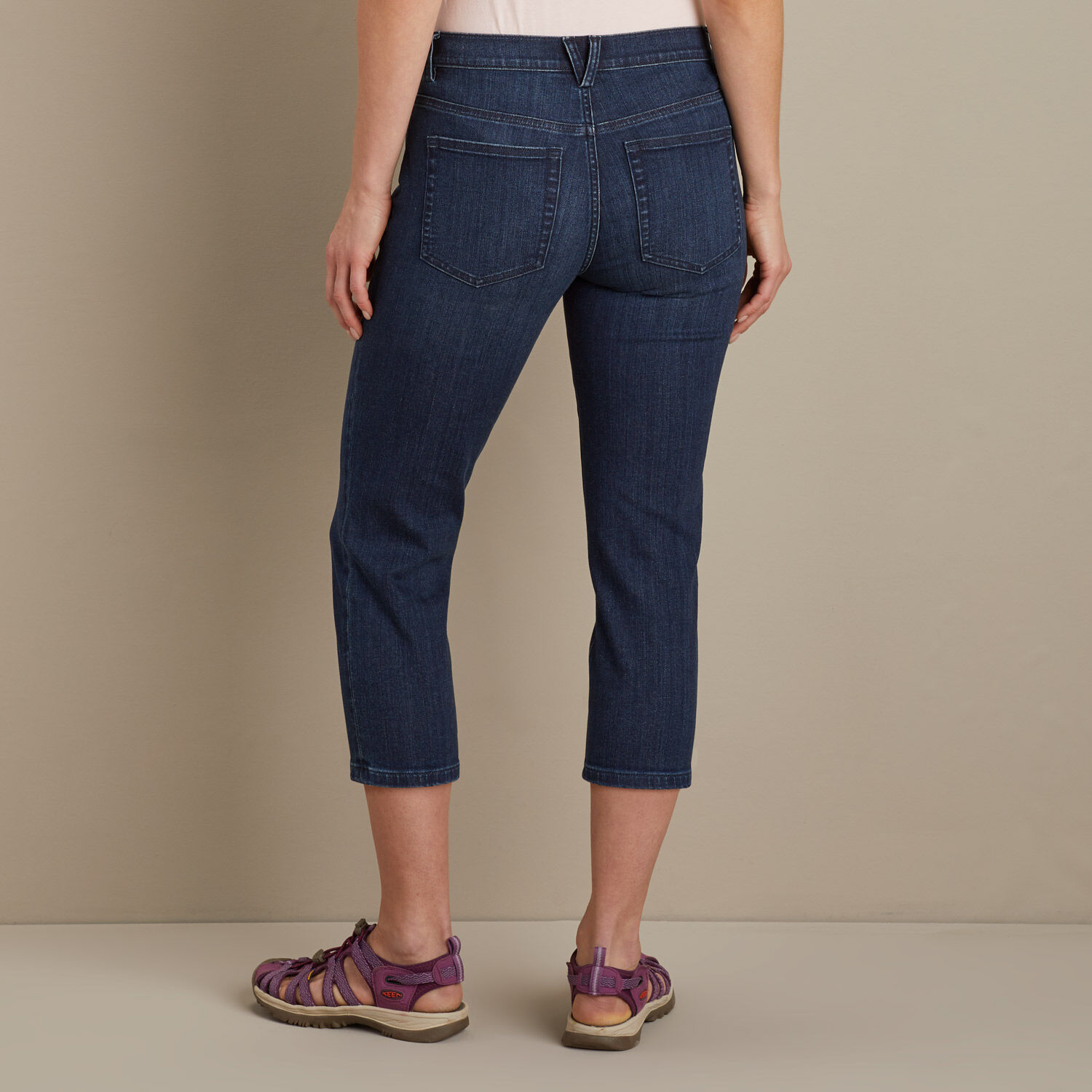 Levis 515 Capri Jeans Size 8 Womens Light Wash Mid Rise Blue Denim | eBay