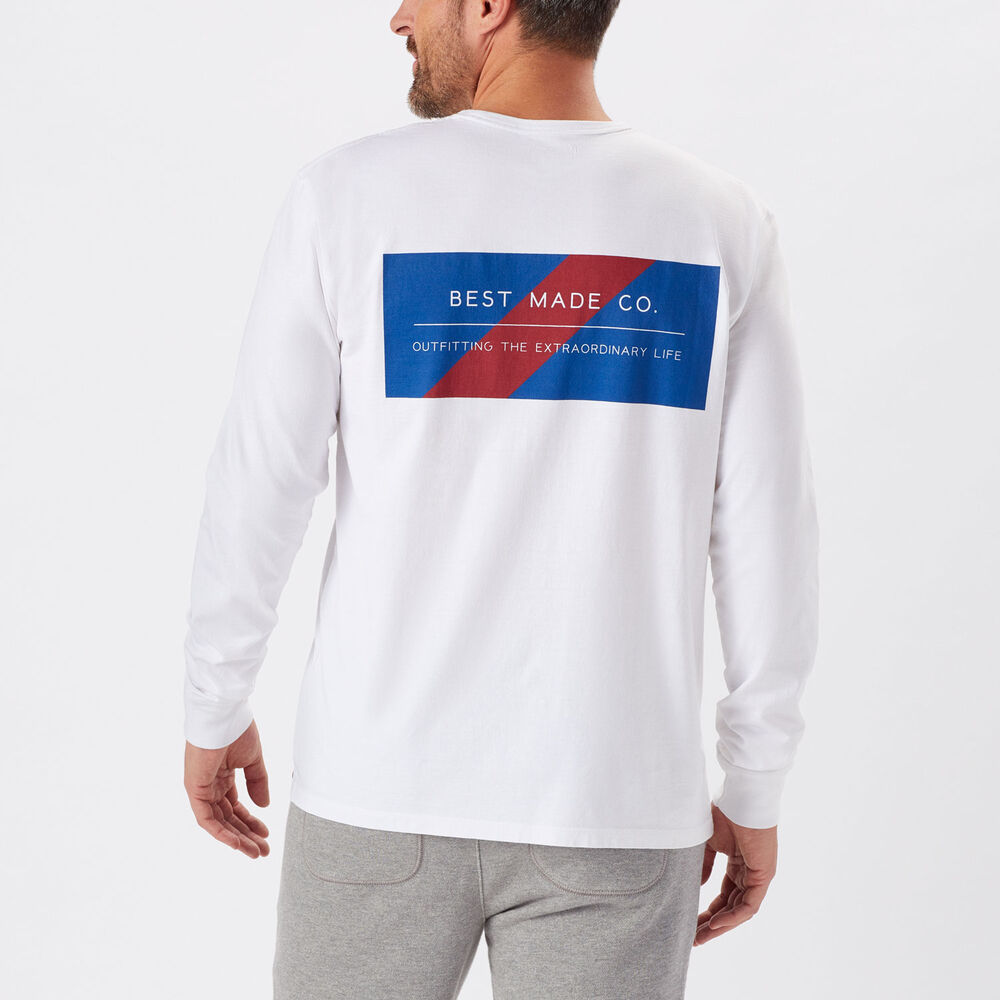 Men's Best Made Long Sleeve Supima Logo Tee Main Image