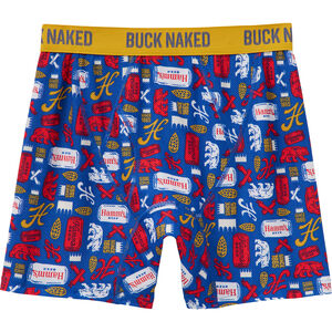 Men's Buck Naked Pattern Boxer Briefs