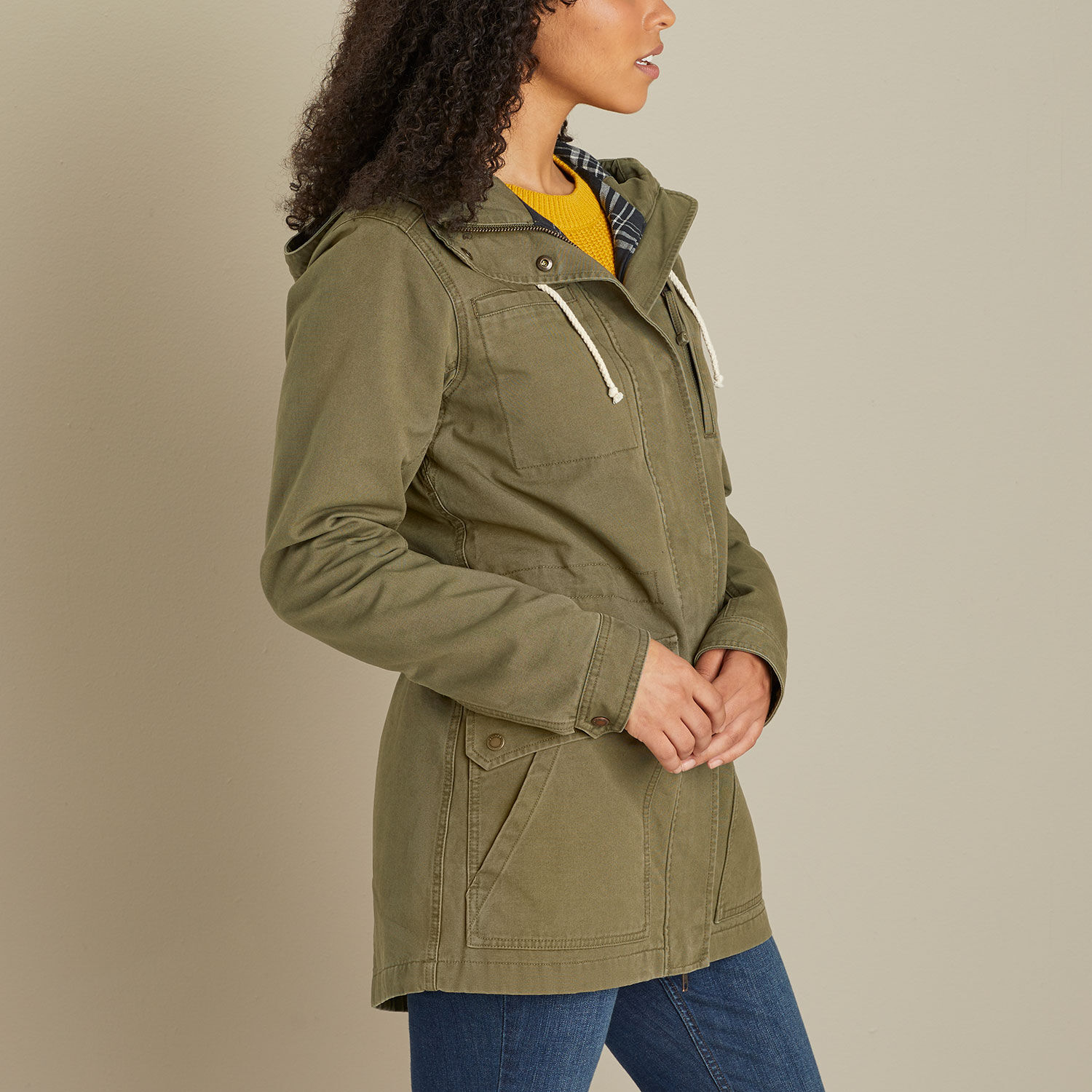 Womens canvas deals jacket