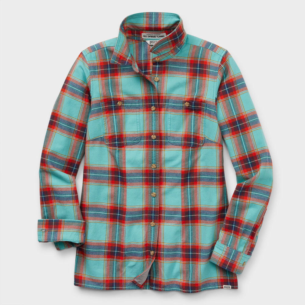 Women's Plus Free Swingin' Flannel Shirt Main Image