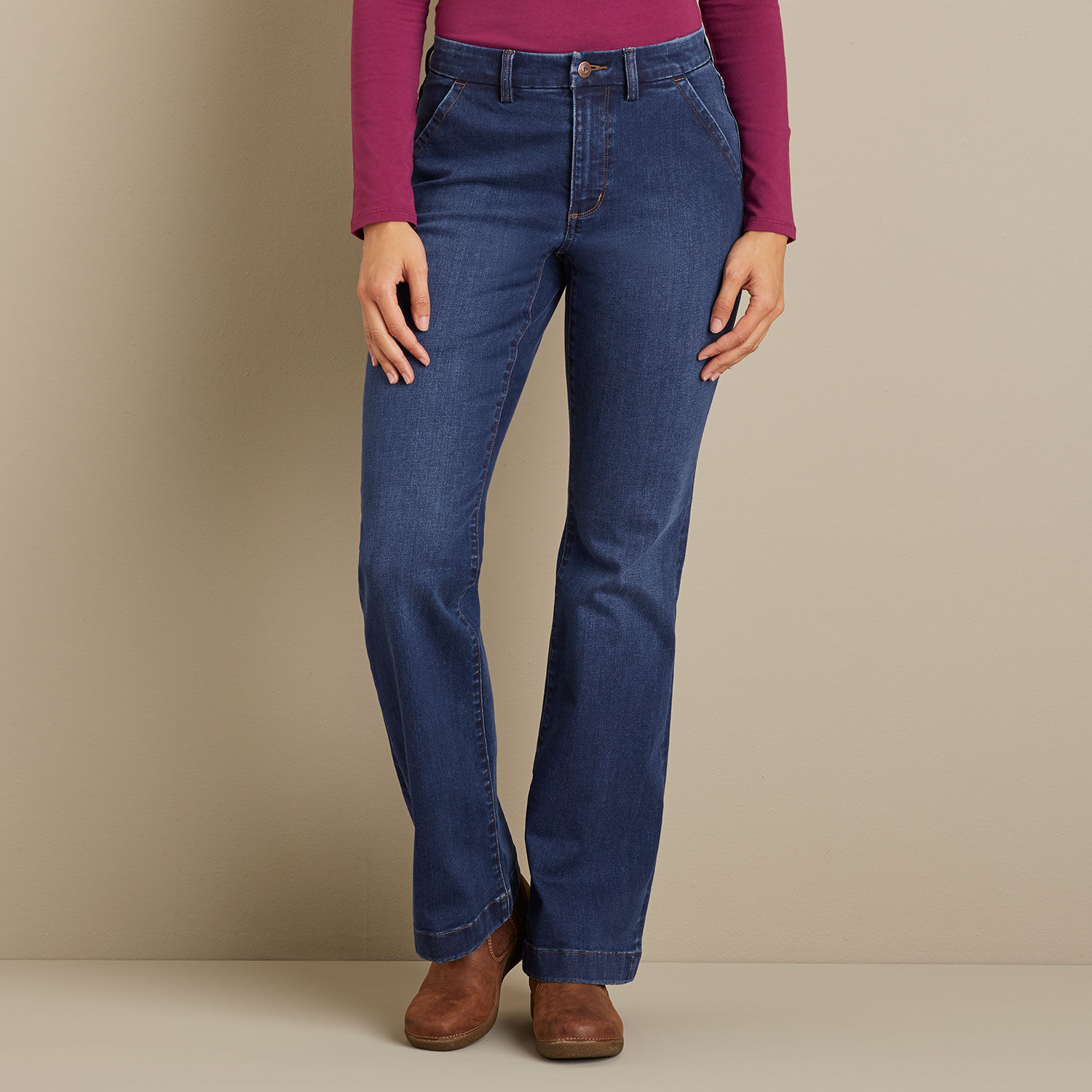 Wrangler 1011MPEHL Womens Green Jean-Eco-Friendly High Rise Trouser La –  J.C. Western® Wear