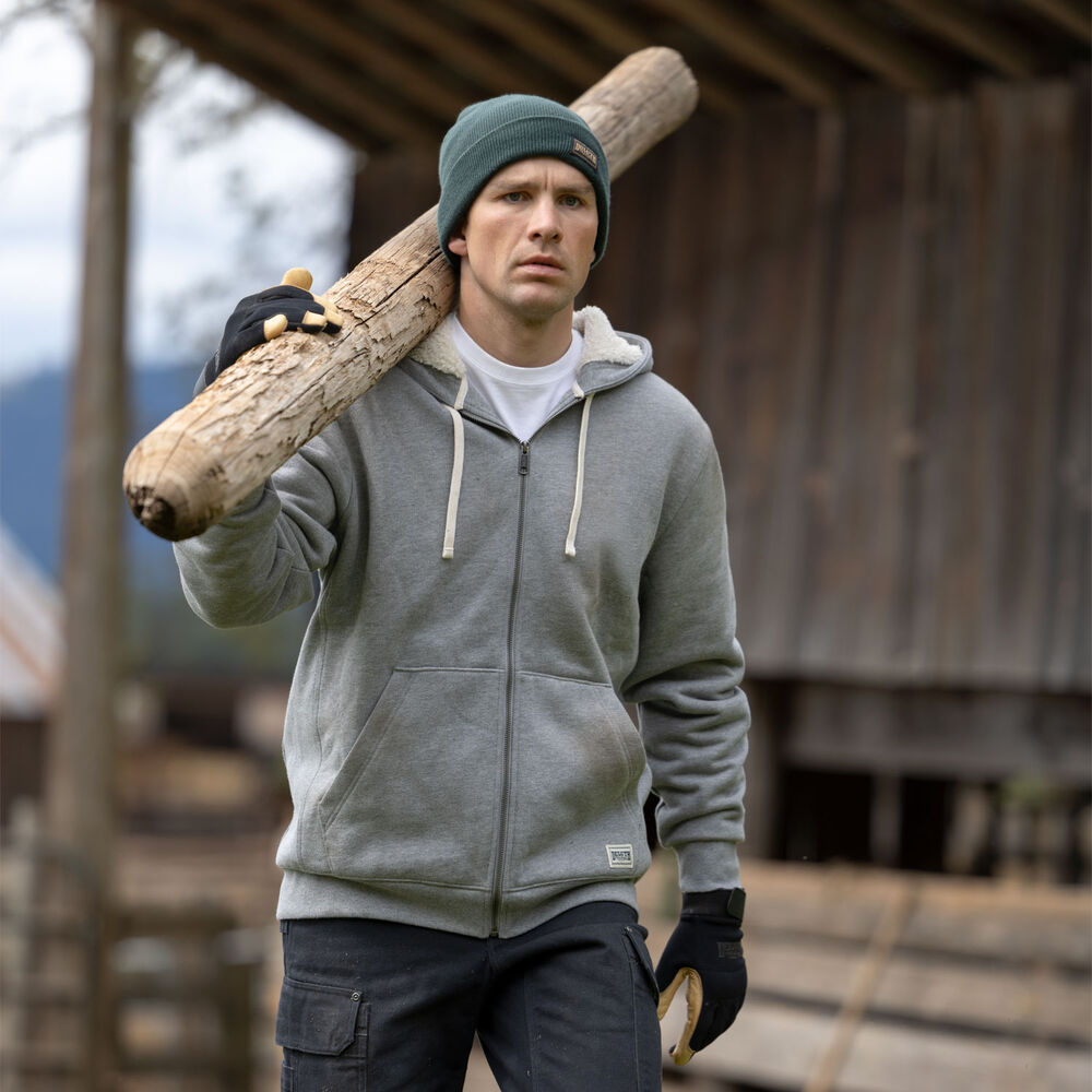 Men's Souped-Up Sweats Sherpa Lined Full-Zip Hoodie Main Image
