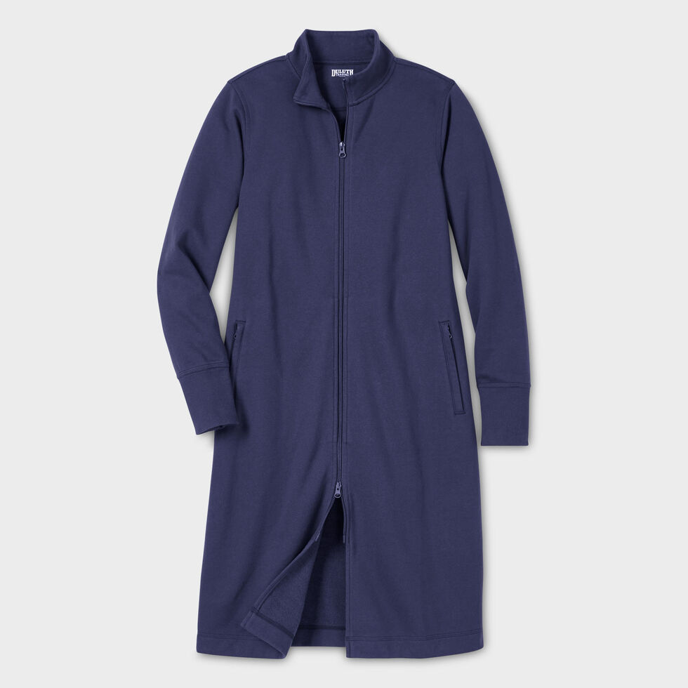 Women's Plus Souped-Up Fleece Zip Up Robe Duluth Trading Company