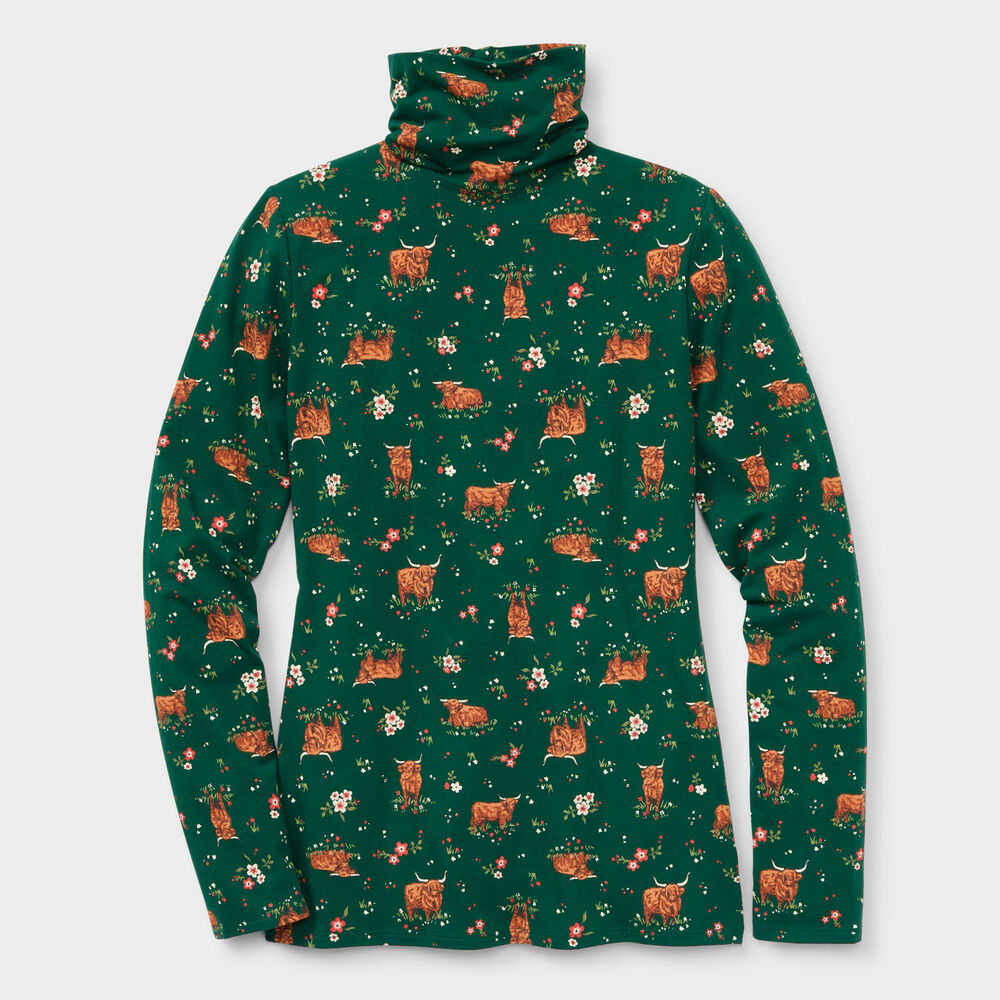 Women's No-Yank Long Sleeve Turtleneck T-Shirt Main Image