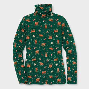 Women's No-Yank Long Sleeve Turtleneck T-Shirt