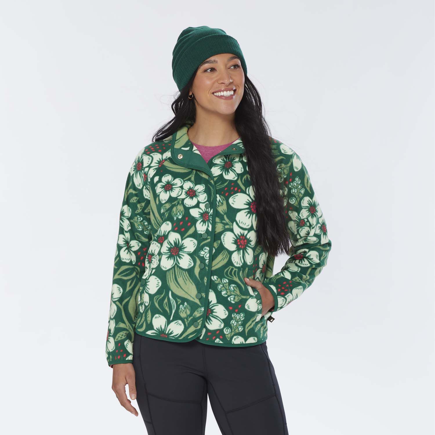Women's AKHG Thaw Depth Fleece Snap Mock | Duluth Trading Company
