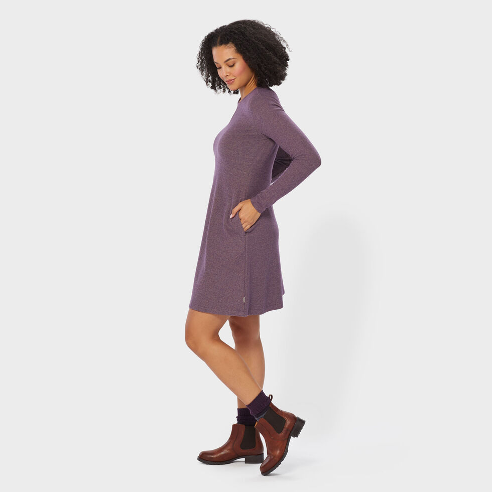Women's T-Shirt Flannel Long Sleeve Dress | Duluth Trading Company Women's T-Shirt Flannel Long Sleeve Dress | Duluth Trading Company