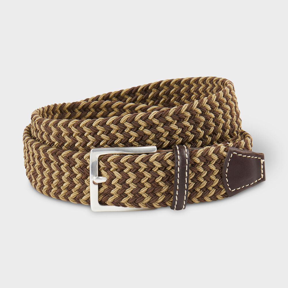 Men's Woven Elastic Stretch Belt Main Image