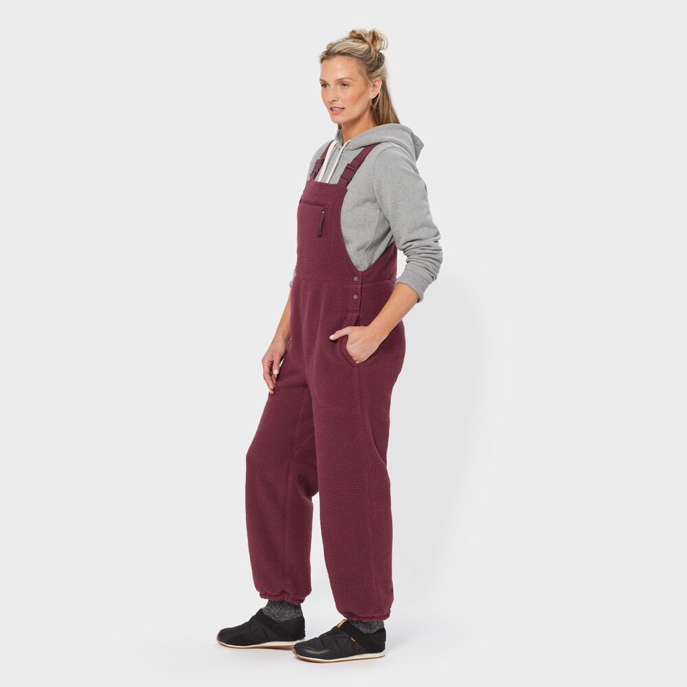 Women's Pile Hi Fleece Overalls Main Image