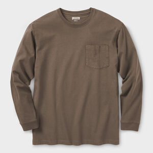 Men's Longtail T Relaxed Fit Long Sleeve Pocket Crew