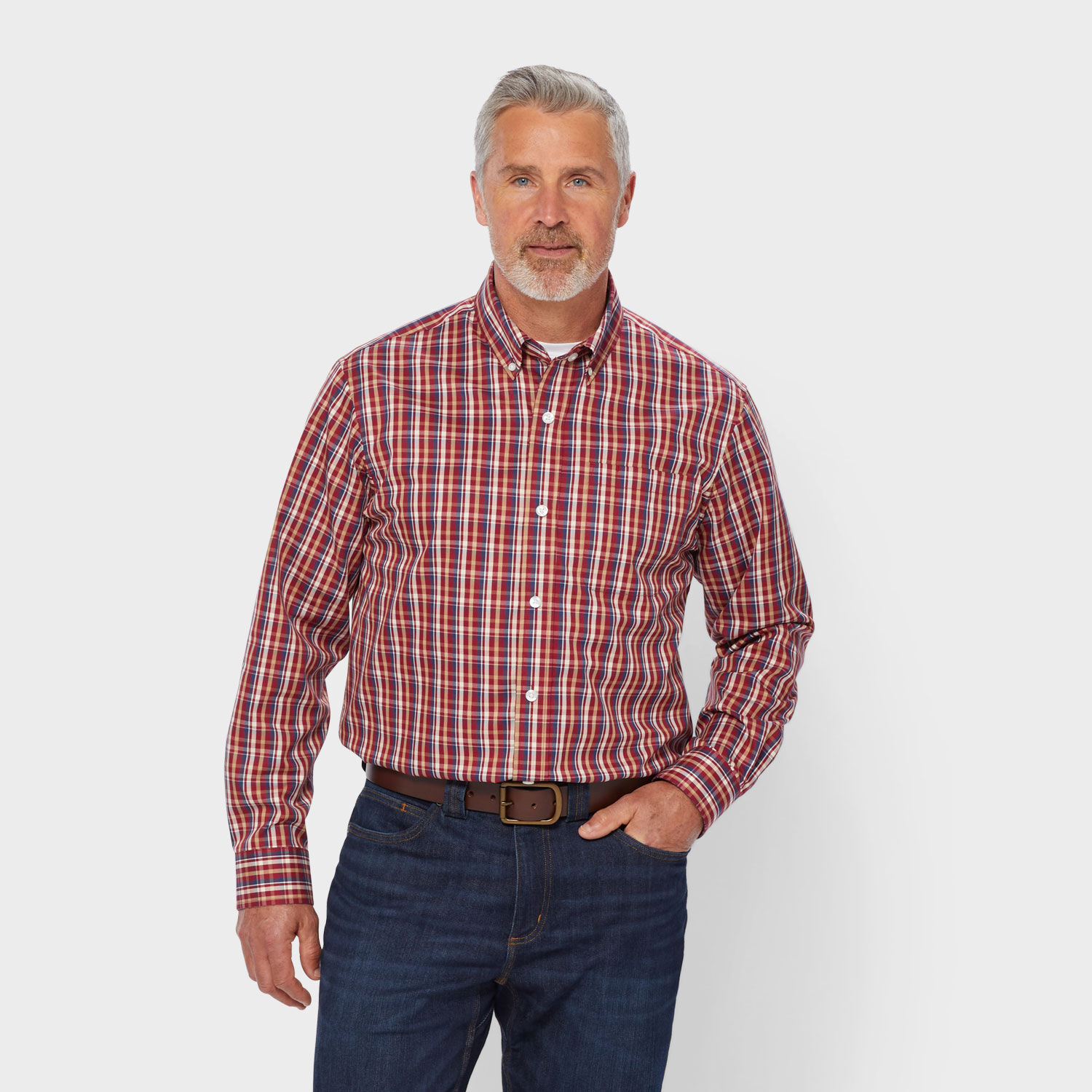 Men's Magnet Front Wrinklefighter Shirt | Duluth Trading Company