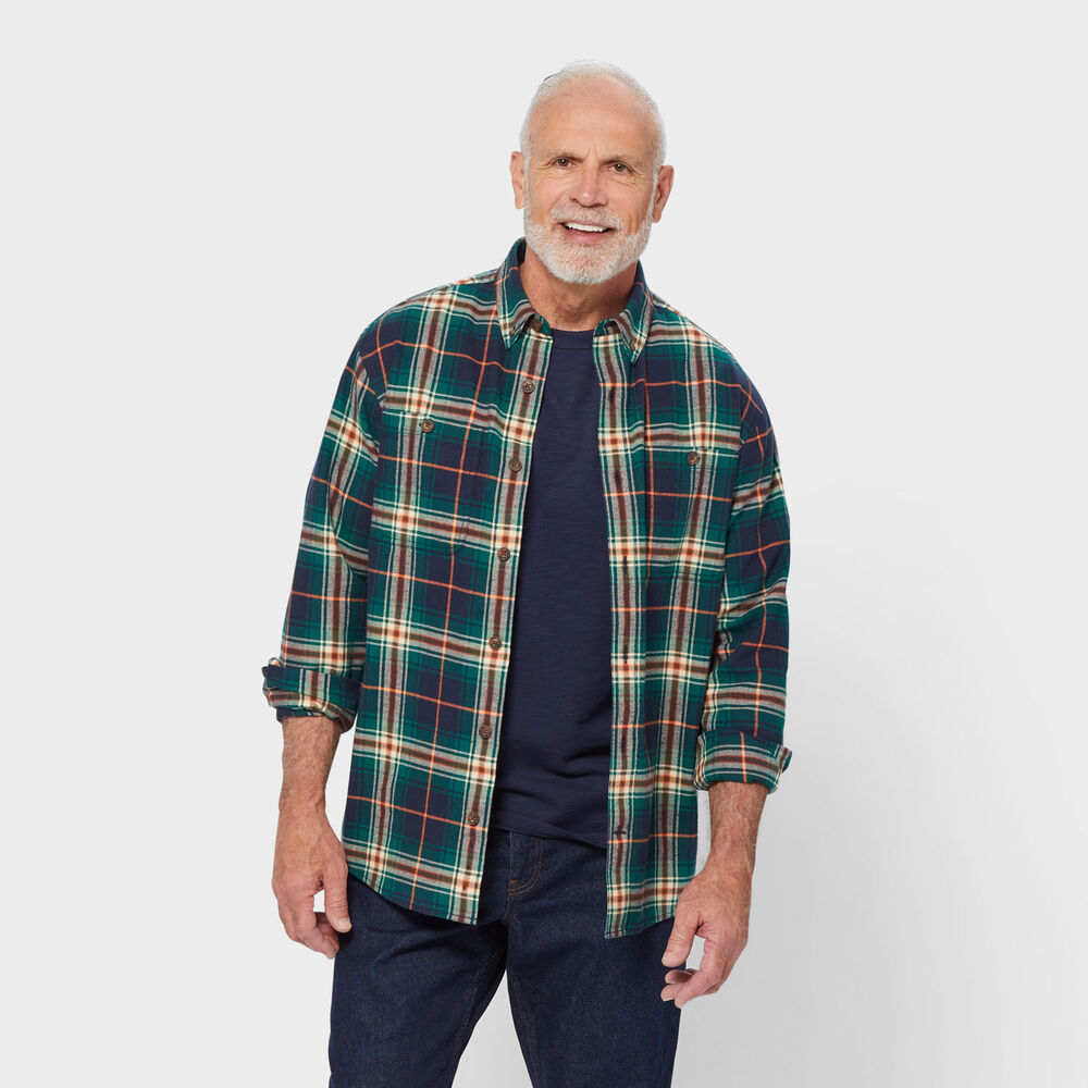 Men's Free Swingin' Flannel Untucked Shirt Main Image